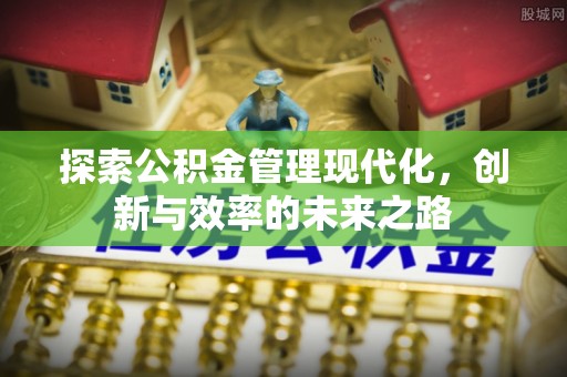 玉里探索公积金管理现代化，创新与效率的未来之路