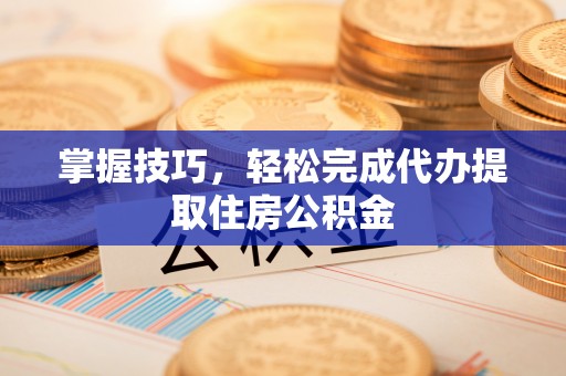 玉里掌握技巧，轻松完成代办提取住房公积金