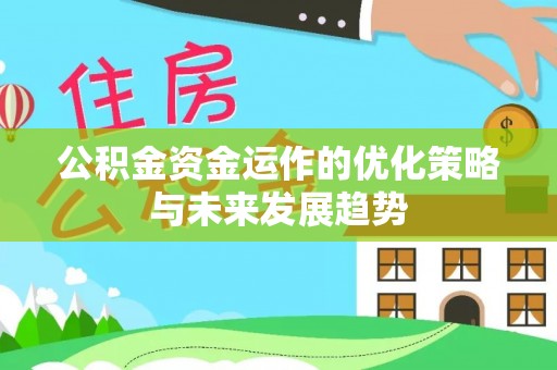玉里公积金资金运作的优化策略与未来发展趋势