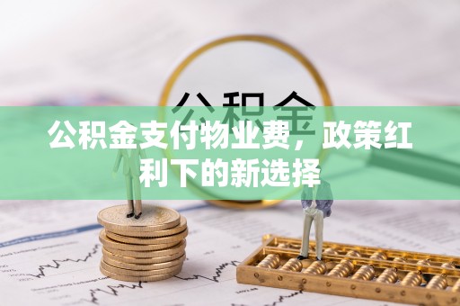 玉里公积金支付物业费，政策红利下的新选择