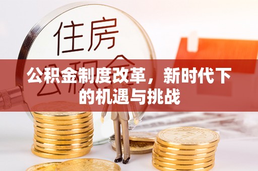 玉里公积金制度改革，新时代下的机遇与挑战