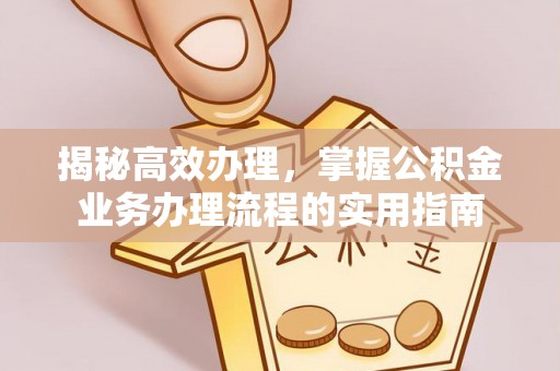 玉里揭秘高效办理，掌握公积金业务办理流程的实用指南