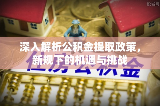 玉里深入解析公积金提取政策，新规下的机遇与挑战