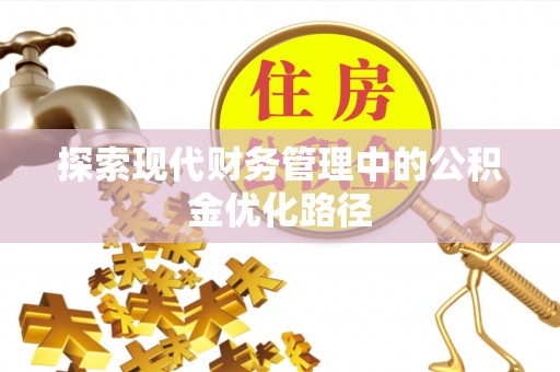 玉里探索现代财务管理中的公积金优化路径
