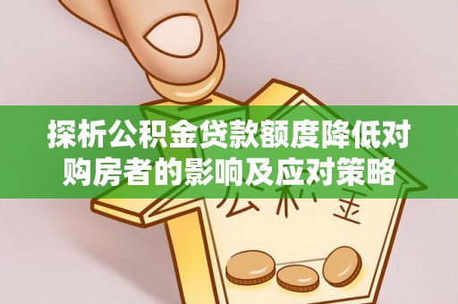玉里探析公积金贷款额度降低对购房者的影响及应对策略