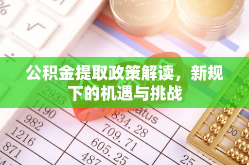 玉里公积金提取政策解读，新规下的机遇与挑战