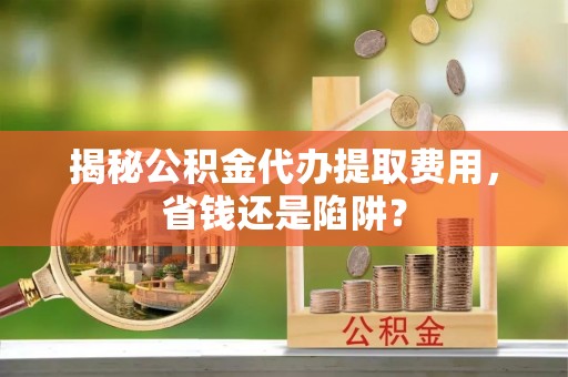 玉里揭秘公积金代办提取费用，省钱还是陷阱？