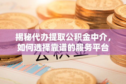 玉里揭秘代办提取公积金中介，如何选择靠谱的服务平台