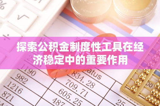 玉里探索公积金制度性工具在经济稳定中的重要作用