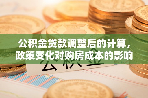 玉里公积金贷款调整后的计算，政策变化对购房成本的影响与应对策略