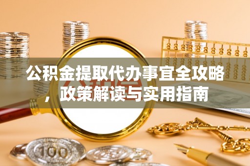 玉里公积金提取代办事宜全攻略，政策解读与实用指南