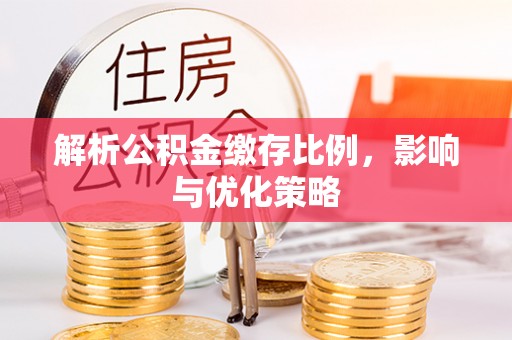玉里解析公积金缴存比例，影响与优化策略