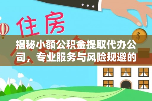 玉里揭秘小额公积金提取代办公司，专业服务与风险规避的平衡艺术
