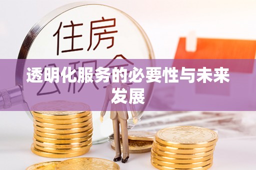 玉里透明化服务的必要性与未来发展