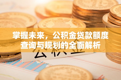 玉里掌握未来，公积金贷款额度查询与规划的全面解析